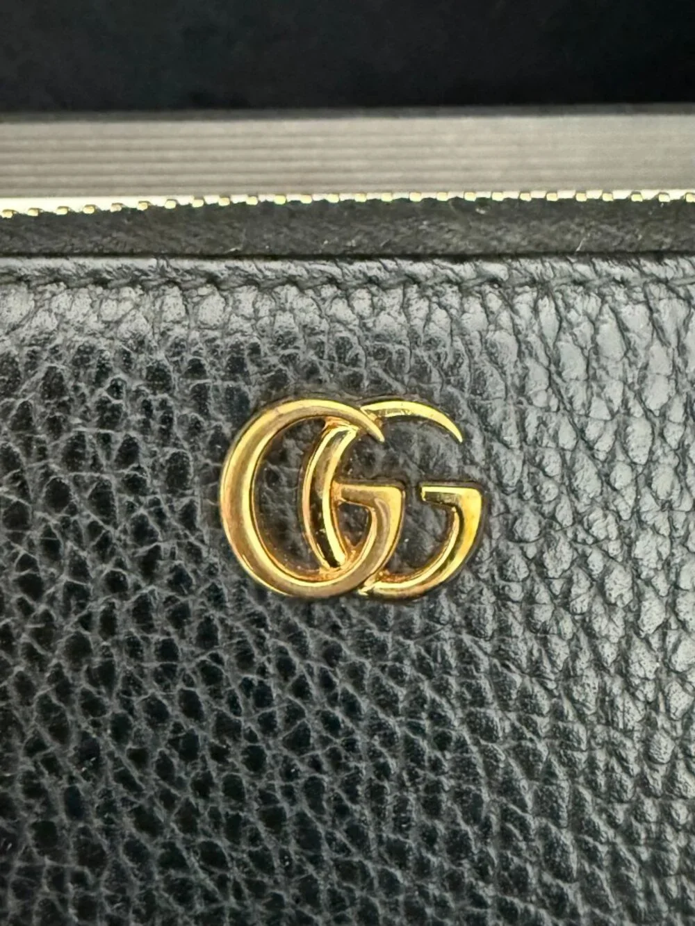 Gucci GG Marmont zip around wallet (black leather) - Picture 4 of 7